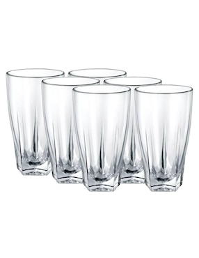 Set De Vasos Highball Borgonovo Camelot De Vidrio Con 6 Piezas