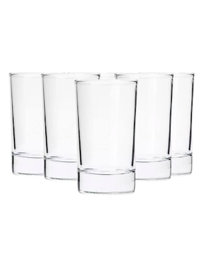 Set De Vasos Old Fashion Borgonovo Stelvio De Vidrio Con 6 Piezas