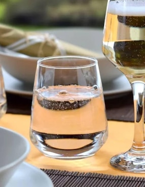 Set vasos Borgonovo Contea de vidrio con 6 piezas