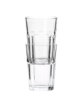 Set vasos Borgonovo London de vidrio con 6 piezas