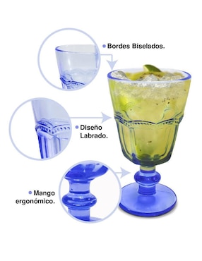Set de copas para cóctel Idea Nuova de vidrio