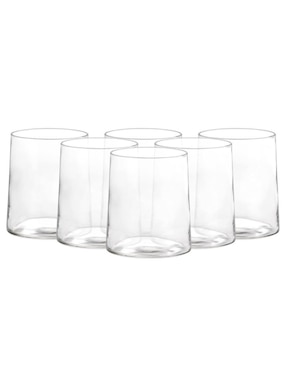 Set De Vasos Old Fashion Borgonovo Elixir De Vidrio Con 6 Piezas