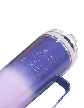 Termo doble pared Ice Shaker de acero inoxidable Flex Handle con tapa rosca 1 L