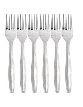 Set tenedor para uso principal Vencort de acero inoxidable