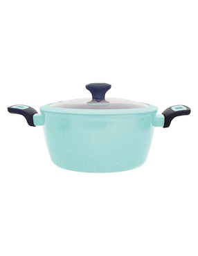 Batería de cocina Foode de aluminio forjado antiadherente convencional 9 piezas
