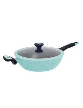 Batería de cocina Foode de aluminio forjado antiadherente convencional 9 piezas