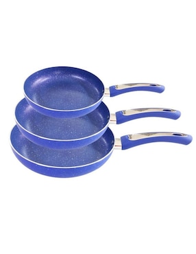 Set De Sartenes Swiss Silver Cooks Master De Aluminio