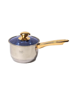 Batería de cocina Meraki Home Santorini de acero inoxidable antiadherente convencional 12 piezas