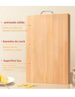 Set tabla para picar Wünd de bambú