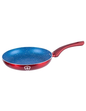 Batería de cocina Swiss Silver de aluminio esmaltado antiadherente minerales naturales 7 piezas