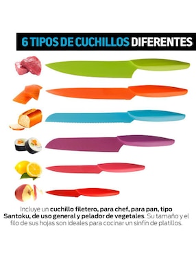 Set de cuchillos utilitario Wünd  6 piezas