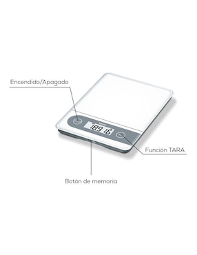 Báscula digital gramera Beurer
