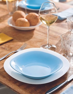 Plato sopa Luminarc Carine de vidrio 4 piezas