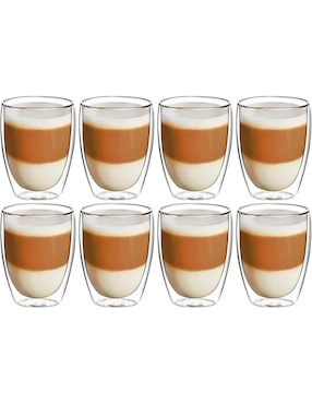 Set vasos Easyware Capucchino con 8 piezas