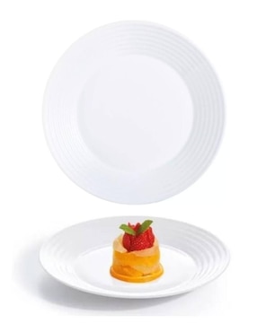Plato postre Luminarc Harena de vidrio 4 piezas