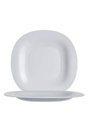 Plato postre Luminarc Carine de vidrio 4 piezas