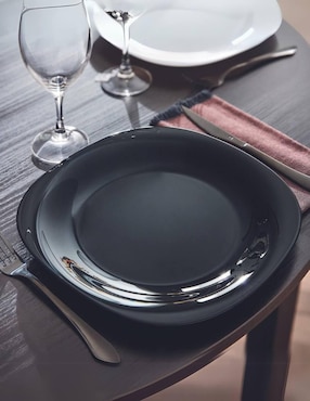 Plato trinche Luminarc Carine de vidrio 4 piezas