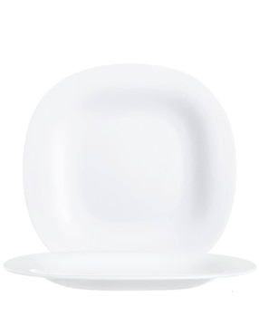 Plato postre Luminarc Carine de vidrio 4 piezas