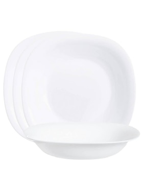 Plato sopa Luminarc Carine de vidrio 4 piezas