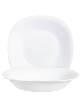 Plato sopa Luminarc Carine de vidrio 4 piezas