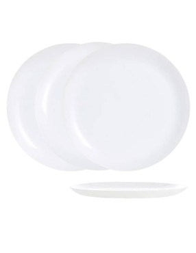 Plato trinche Luminarc Diwali de vidrio 4 piezas