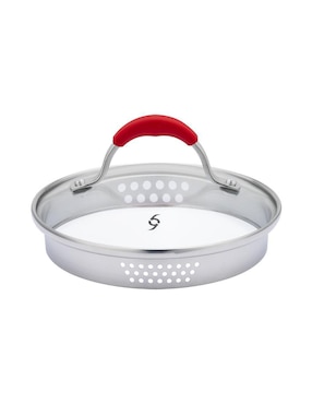 Batería de cocina Bogner de acero inoxidable antiadherente titanio 7 piezas