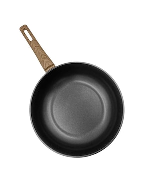 Sartén Wok Queen Sense De Aluminio Anodizado