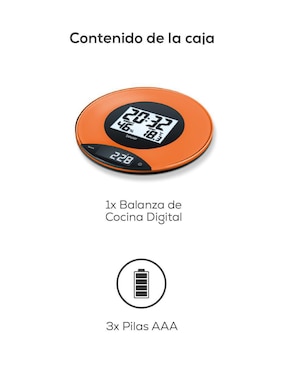 Báscula de cocina Beurer