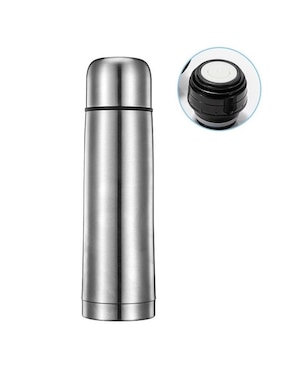 Termo Vencort de acero inoxidable con tapa rosca 500 ml