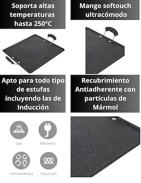 Comal Swiss Silver aluminio