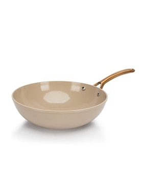 Sartén Wok Crown Baccara Cocina De Aluminio Forjado