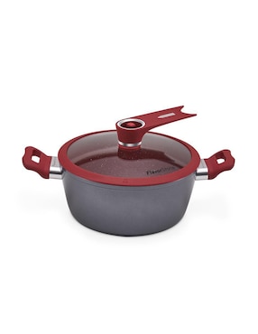 Batería de cocina Flavorstone Master Deluxe de acero inoxidable antiadherente convencional 10 piezas