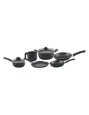 Batería de cocina Tramontina de aluminio antiadherente sin PFOA 8 piezas