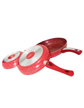 Set de sartenes Cooks Master de aluminio 3 piezas