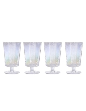 Set De Copas Para Agua Crown Baccara De Vidrio 4 Piezas