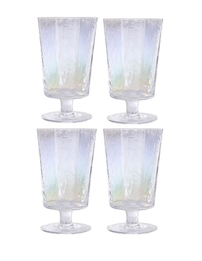 Set de copas para agua Crown Baccara de vidrio