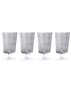 Set De Copas Para Agua Crown Baccara De Vidrio 4 Piezas