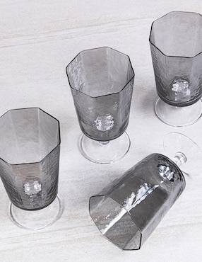 Set de copas para agua Crown Baccara de vidrio
