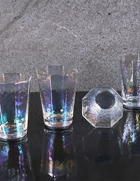 Set vasos Crown Baccara de vidrio con 4 piezas