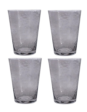 Set De Vasos Para Agua Crown Baccara De Vidrio Con 4 Piezas