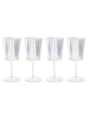 Set De Copas Para Vino Crown Baccara De Vidrio 4 Piezas