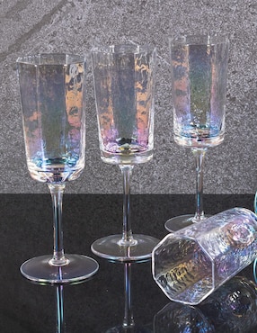Set de copas para flauta Crown Baccara de vidrio