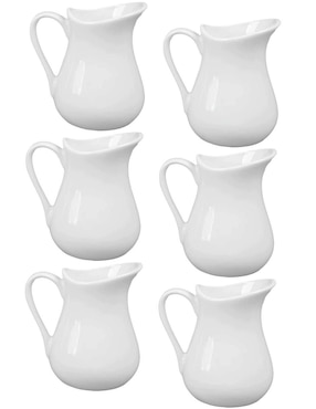 Set Jarra Para Leche Porcelana Vencort