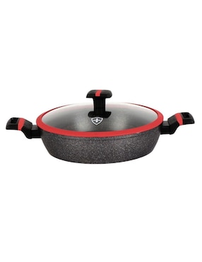 Batería de cocina Swiss Silver de aluminio antiadherente minerales naturales 10 piezas