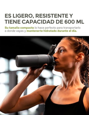 Termo Hikeo de acero inoxidable con tapa a presión 600 ml