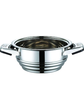 Batería de cocina Swiss Silver de acero inoxidable 16 piezas