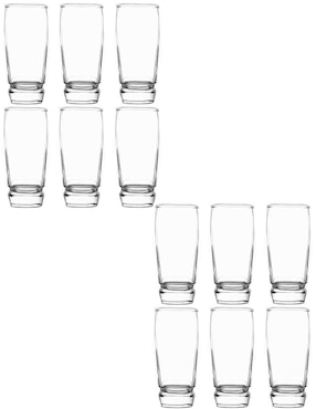 Set De Vasos Highball Cristar De Vidrio Con 12 Piezas