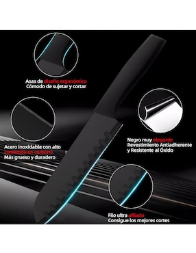 Set de cuchillos utilitario Wünd 12 piezas
