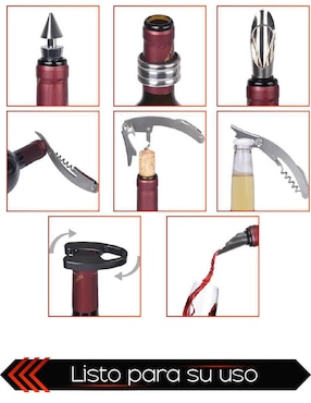 Set bar Chic Fantasy de acero inoxidable