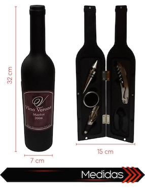 Set bar Chic Fantasy de acero inoxidable